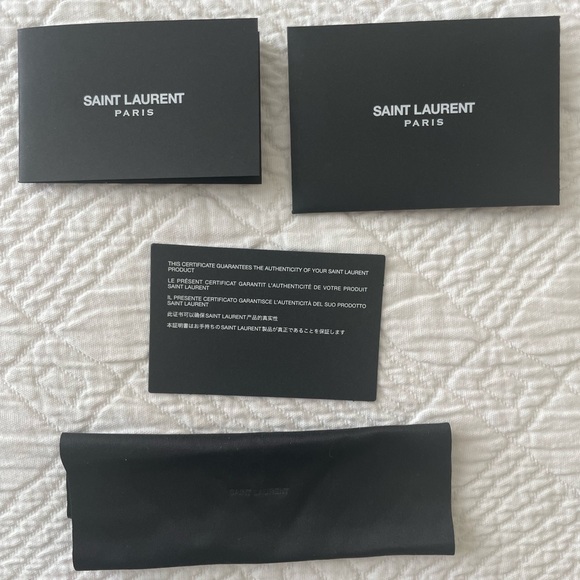 Saint Laurent 54mm Rectangular Sunglasses - Picture 6 of 8